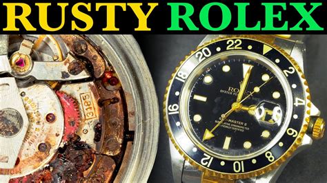 rusty rolex|water in rolex watch.